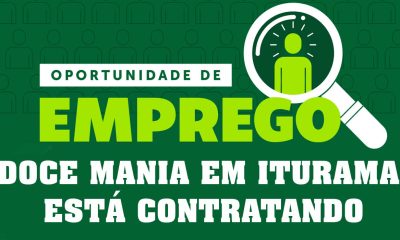 VAGAS DE EMPREGO ITURAMA - NA DOCE MANIA