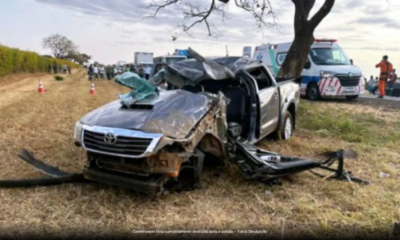 Colisão Lateral na Rodovia MG-427 entre Uberaba e Água Comprida Deixa uma Pessoa Morta